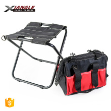 Sac à outils de chaise pliante de travail de tabouret de jardin